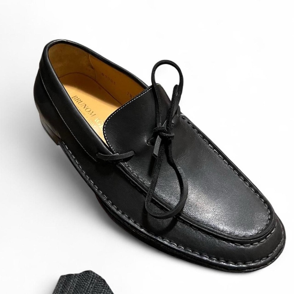 Bruno Magli Men's Classic Black Slip-On Loafers
